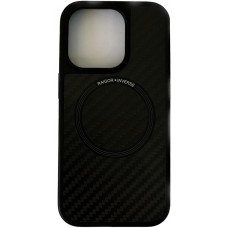 Чехол Iron Ring fiber Carbon Magsafe IPhone 14 Plus (черный)